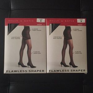 Kelly & Katie Sheer Control Top Tights Size M/L